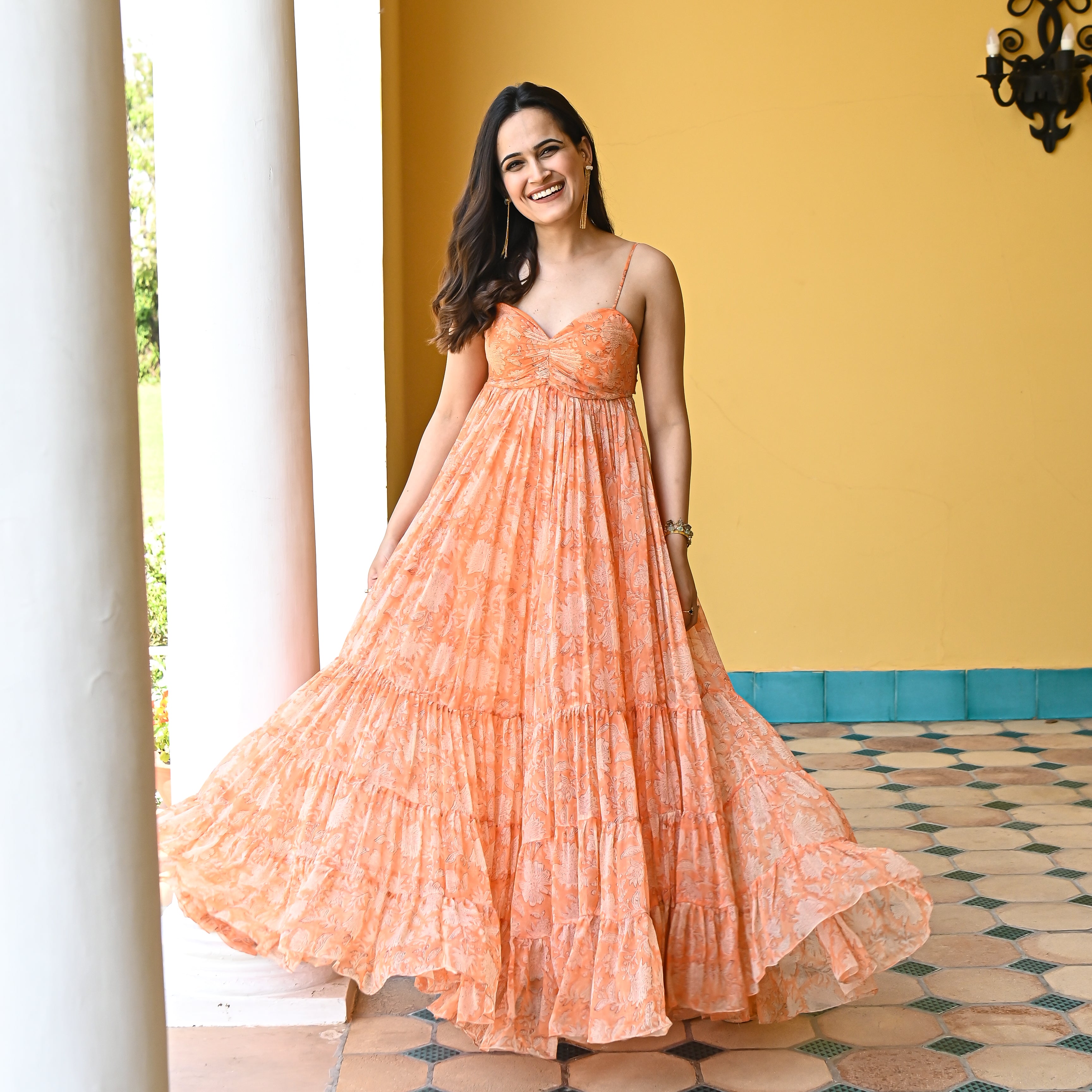 Aden Chiffon Long Summer Dress For Women Online